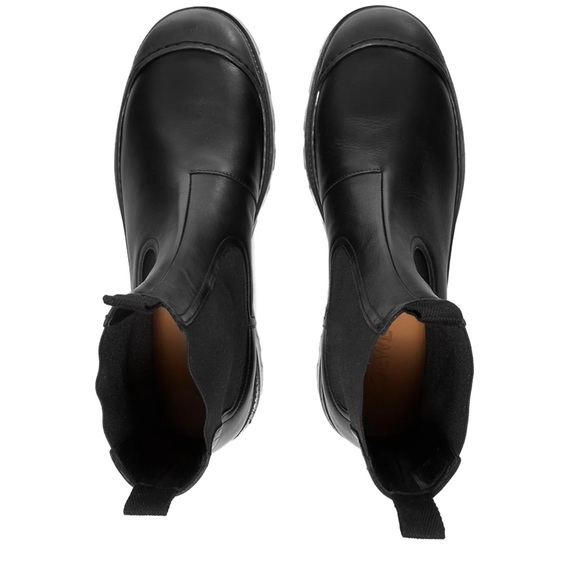 LOEWE Rubber-trimmed leather Chelsea boots, Size 10 US/43 EU - Picture 5 of 6